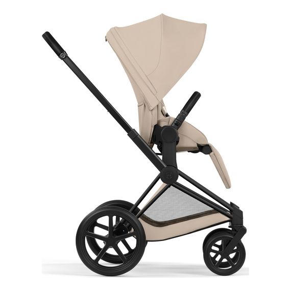 Cybex Priam 5.0 — kočárek 2v1 hluboký sportovní, Rodzaj wózka: głęboko-spacerowy, Kolekcja: Comfort, Kolor materiału: Cozy Beige, Kolor ramy: Black, 23 zdjęcie