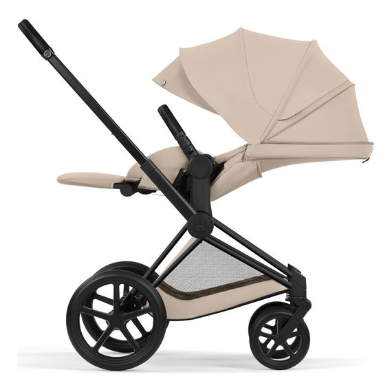 Cybex Priam 5.0 — kočárek 2v1 hluboký sportovní, Rodzaj wózka: głęboko-spacerowy, Kolekcja: Comfort, Kolor materiału: Cozy Beige, Kolor ramy: Black, 24 zdjęcie