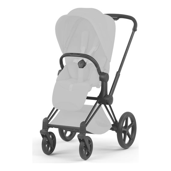 Cybex Priam 5.0 podvozek kočárku se sedačkou, Kolor ramy: Matt Black, 2 zdjęcie