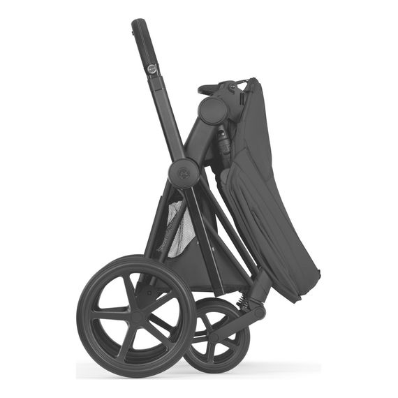 Cybex Priam 5.0 podvozek kočárku se sedačkou, Kolor ramy: Matt Black, 7 zdjęcie