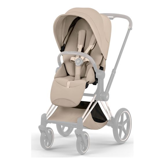 Cybex Priam 5.0/ePriam 5.0 Style potah sedačky sportovního kočárku, Kolekcja: Style, Kolor materiału: Cozy Beige