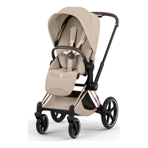 Cybex Priam 5.0/ePriam 5.0 Style potah sedačky sportovního kočárku, Kolekcja: Style, Kolor materiału: Cozy Beige, 5 zdjęcie
