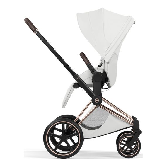 Cybex Priam 5.0/ePriam 5.0 Style potah sedačky sportovního kočárku, Kolekcja: Style, Kolor materiału: Off white, 6 zdjęcie