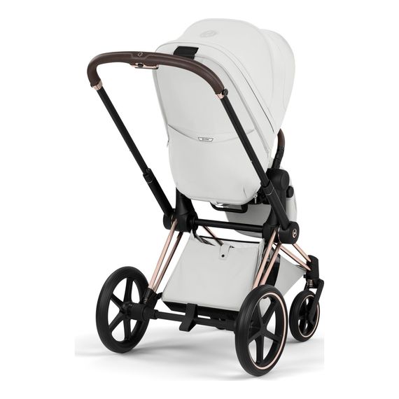Cybex Priam 5.0/ePriam 5.0 Style potah sedačky sportovního kočárku, Kolekcja: Style, Kolor materiału: Off white, 10 zdjęcie