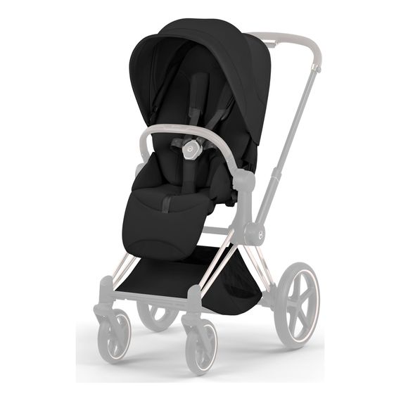 Cybex Priam 5.0/ePriam 5.0 Style potah sedačky sportovního kočárku, Kolekcja: Style, Kolor materiału: Sepia Black