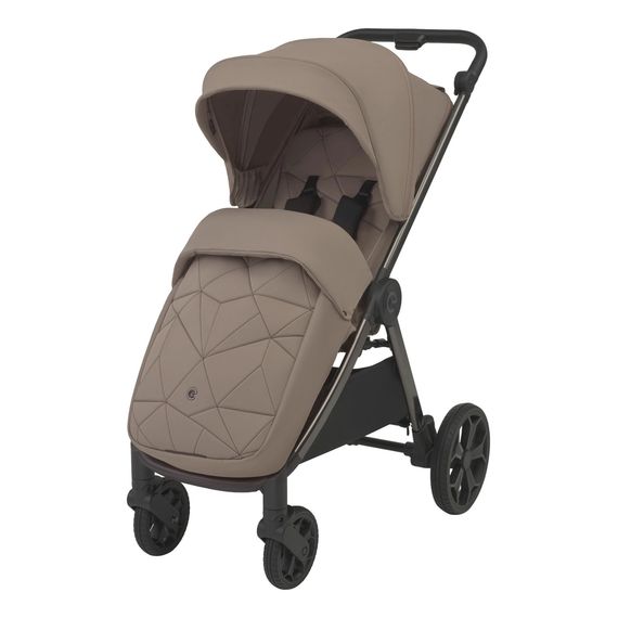 Espiro Wind - lehký sportovní kočárek s autofoldingem, Kolor materiału: 09 Dusty Beige, 4 zdjęcie