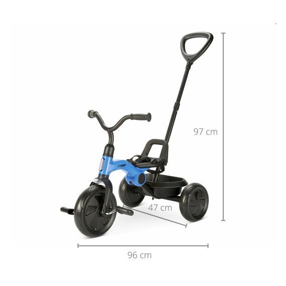 QPlay Ant Plus tříkolka Sky Blue, Kolor: Sky blue, 7 zdjęcie