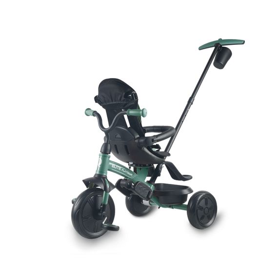 QPlay Elite Platinum tříkolka Green, Kolor: Green, 13 zdjęcie