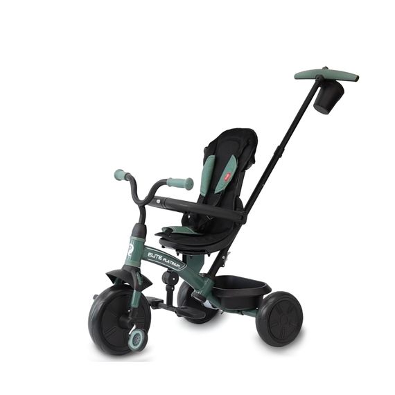 QPlay Elite Platinum tříkolka Green, Kolor: Green, 16 zdjęcie