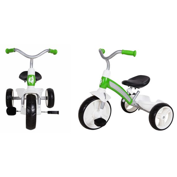 QPlay Rowerek Trójkołowy Elite Plus Green, Kolor: Green, 12 zdjęcie