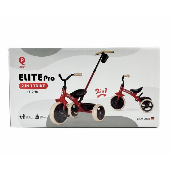 QPlay Elite Pro tříkolka Black, Kolor: Black, 9 zdjęcie