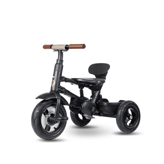 QPlay Rito Deluxe Rubber tříkolka Grey, Kolor: Grey, 5 zdjęcie