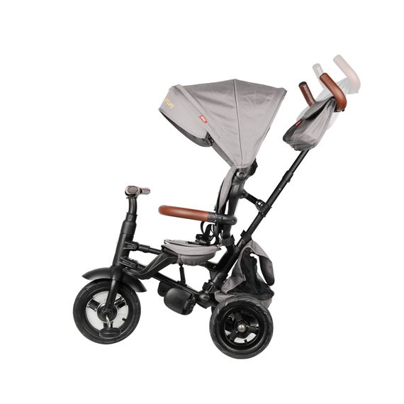 QPlay Rito Deluxe Rubber tříkolka Grey, Kolor: Grey, 12 zdjęcie