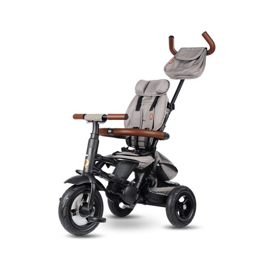 QPlay Rito Deluxe Rubber tříkolka Grey, Kolor: Grey, 14 zdjęcie