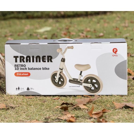 QPlay Trainer odrážedlo Beige, Kolor: Beige, 9 zdjęcie