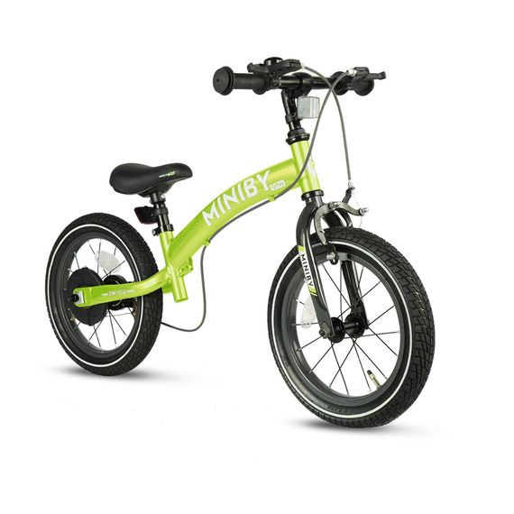 QPlay Miniby 14 3-in-1 Children's Bike Green, Kolor: Green, image , 8 image