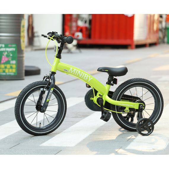 QPlay Miniby 14 3-in-1 Children's Bike Green, Kolor: Green, image , 14 image