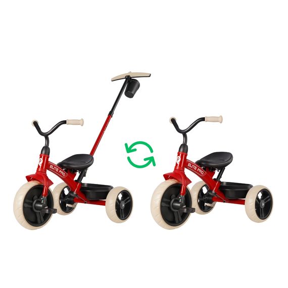 QPlay Elite Pro tříkolka Red, Kolor: Red, 13 zdjęcie