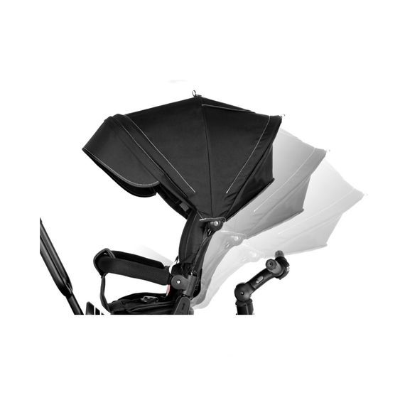 QPlay Premium tříkolka Black, Kolor: Black, 5 zdjęcie