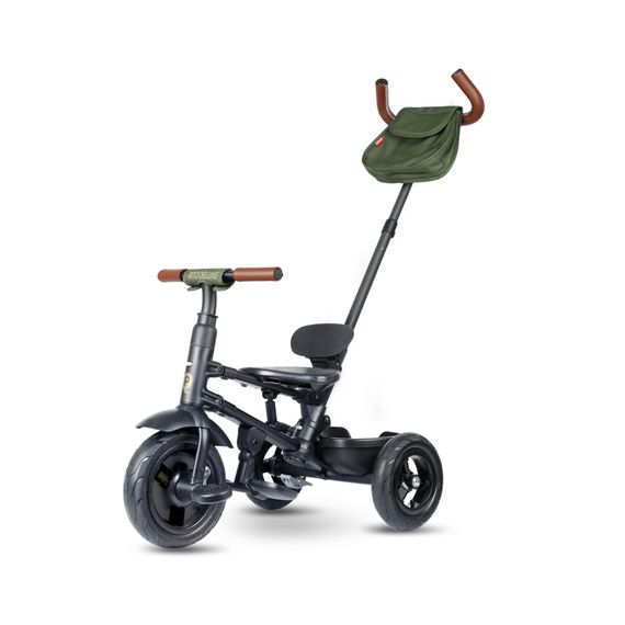 QPlay Rito Deluxe Rubber tříkolka Olive, Kolor: Olive, 11 zdjęcie