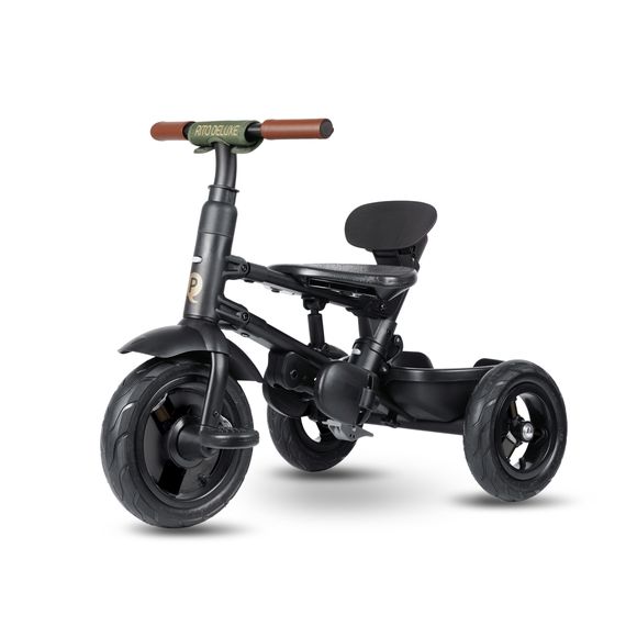 QPlay Rito Deluxe Rubber tříkolka Olive, Kolor: Olive, 12 zdjęcie