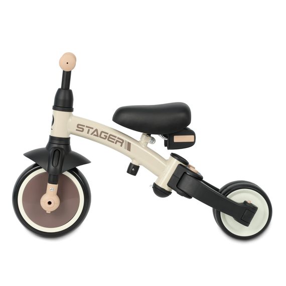 QPlay Stager 3w1 rowerek trójkołowy Brown, Kolor: Brown, 19 zdjęcie