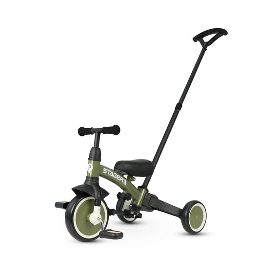QPlay Stager 3w1 tříkolka Green, Kolor: Green