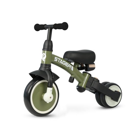 QPlay Stager 3w1 tříkolka Green, Kolor: Green, 8 zdjęcie