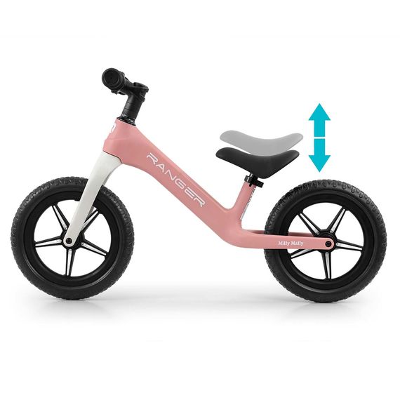 Milly Mally Ranger Flash odrážedlo Pink, Kolor: Pink, 9 zdjęcie