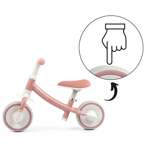 Milly Mally Skippy odrážedlo Pink, Kolor: Pink, 4 zdjęcie