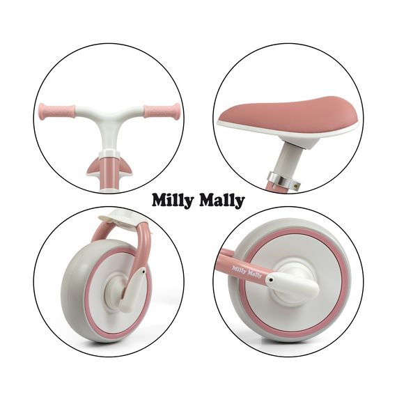 Milly Mally Skippy odrážedlo Pink, Kolor: Pink, 5 zdjęcie