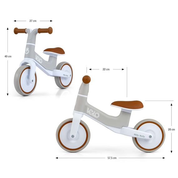 Milly Mally Velo odrážedlo Brown, Kolor: Brown, 12 zdjęcie