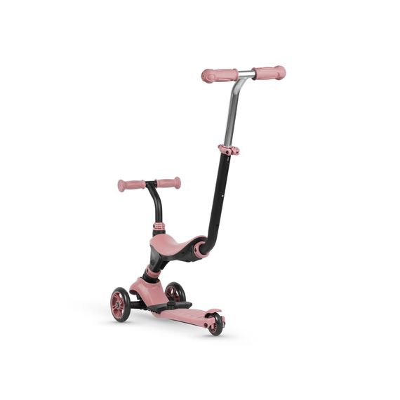 QPlay Sema 3w1 koloběžka Pink, Kolor: Pink, 4 zdjęcie