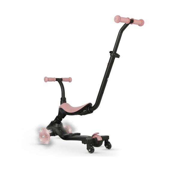 QPlay Sema Evo 3-in-1 Scooter Coral Pink, Kolor: Coral Pink, image , 12 image