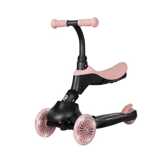 QPlay Sema Evo 3-in-1 Scooter Coral Pink, Kolor: Coral Pink, image , 13 image