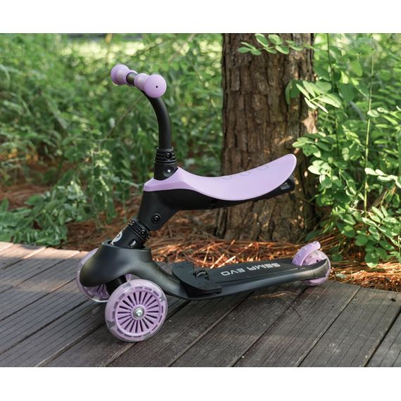 QPlay Sema Evo 3w1 koloběžka Violet, Kolor: Violet, 6 zdjęcie