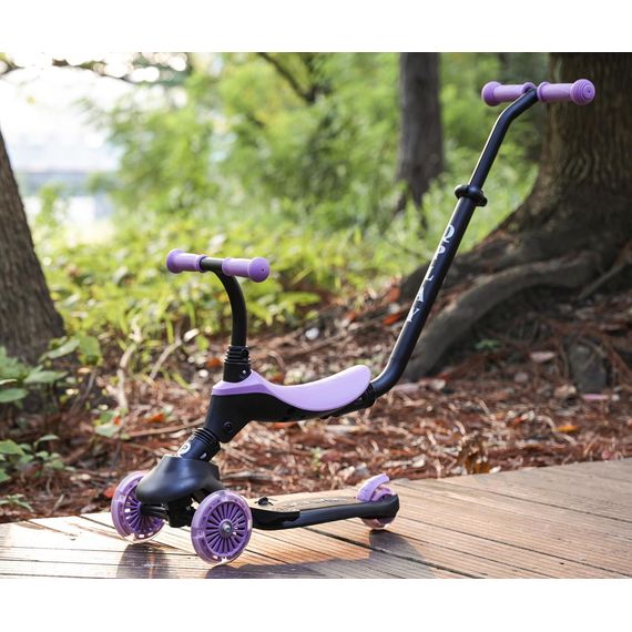 QPlay Sema Evo 3w1 koloběžka Violet, Kolor: Violet, 7 zdjęcie