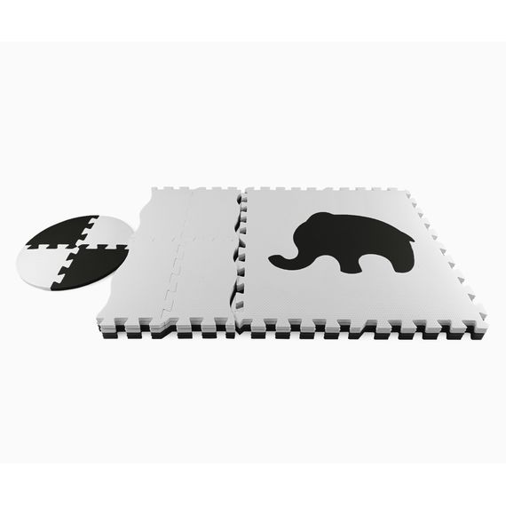 Milly Mally Jolly 2x2 pěnová podložka puzzle Grey, Kolor: Grey, Rozmiar/wiek dziecka: 2x2, 9 zdjęcie