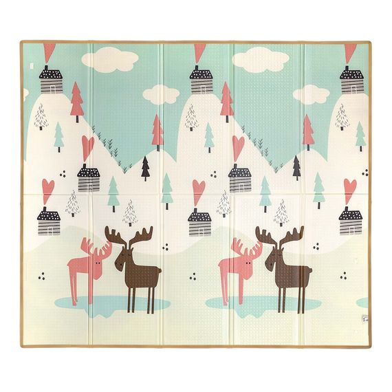 Milly Mally Play pěnová podložka skládací T1 Pastel Deer, Kolor: Pastel Deer, 8 zdjęcie