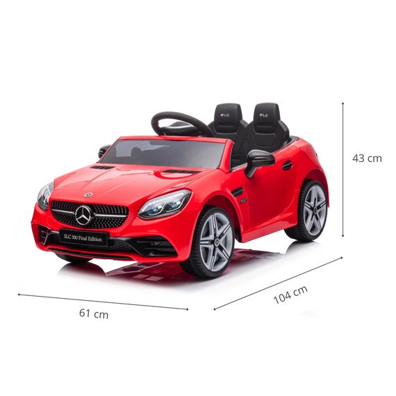 Milly Mally Mercedes-Benz SLC Ride-On Car Red, Kolor: Red, image , 9 image