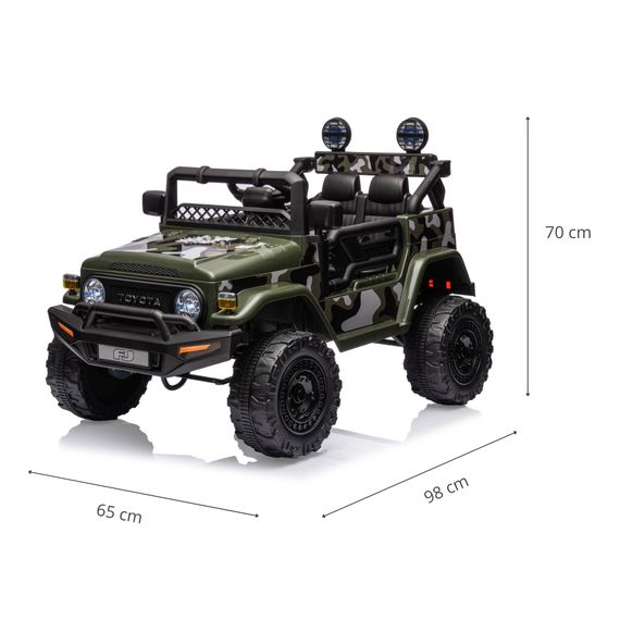 Milly Mally pojazd na akumulator Toyota FJ Cruiser Army, Kolor: Army, 16 zdjęcie