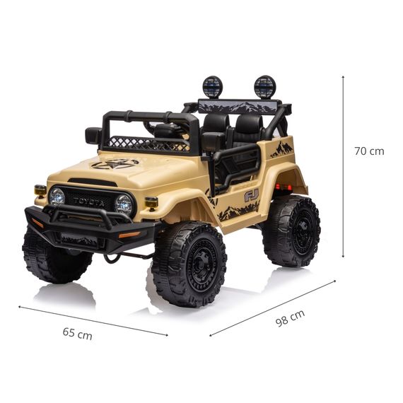 Milly Mally pojazd na akumulator Toyota FJ Cruiser Khaki, Kolor: Khaki, 16 zdjęcie