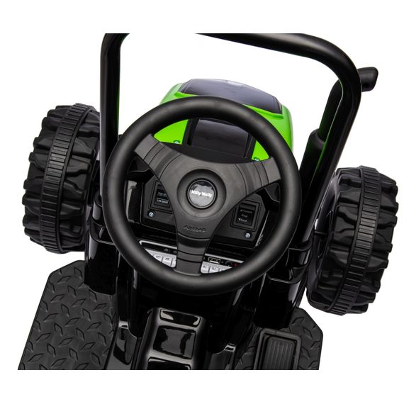 Milly Mally Farmer Tractor elektrické vozítko s přívěsem Green, Kolor: Green, 3 zdjęcie