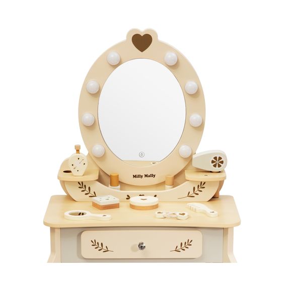 Milly Mally Elly toaletní stolek Natural, Kolor: Natural, 11 zdjęcie