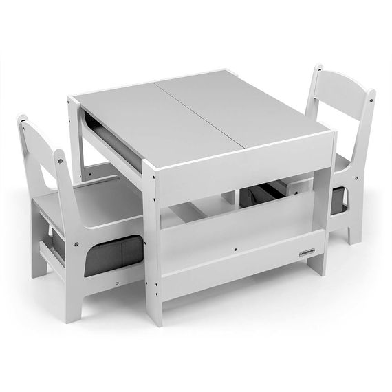 Milly Mally Sven Plus Table and Two Chairs Set White, Rodzaj: Plus, Kolor: White, image 