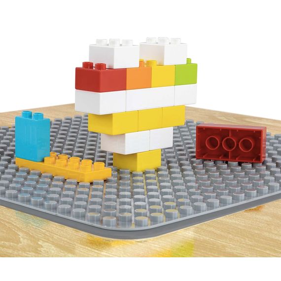 Milly Mally Olaf Blocks zestaw mebli - stolik i dwa krzesełka Dark Grey, Kolor: Dark Grey, 10 zdjęcie