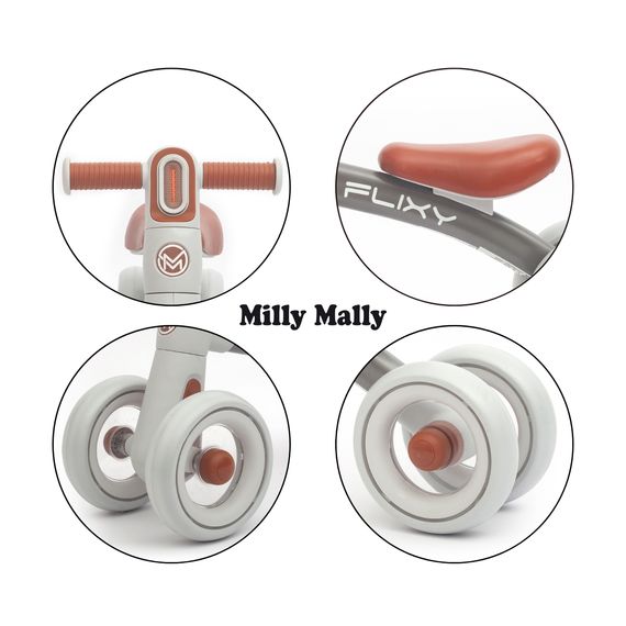 Milly Mally Flixy odrážedlo Grey, Kolor: Grey, 6 zdjęcie