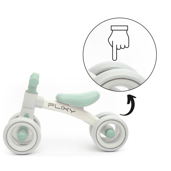 Milly Mally Flixy odrážedlo Mint, Kolor: Mint, 5 zdjęcie