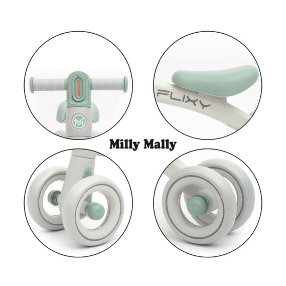 Milly Mally Flixy odrážedlo Mint, Kolor: Mint, 6 zdjęcie