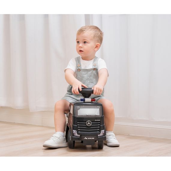 Milly Mally Mercedes-Benz Actros Police odrážedlo Black, Kolor: Black, 4 zdjęcie